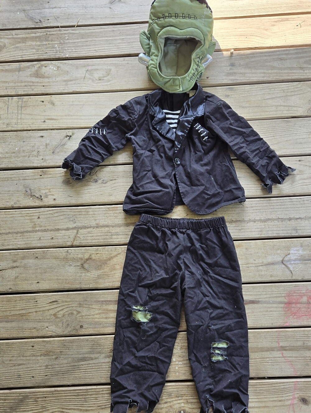 Pottery Barn Kids Frankensteins Monster Costume Size 7/8